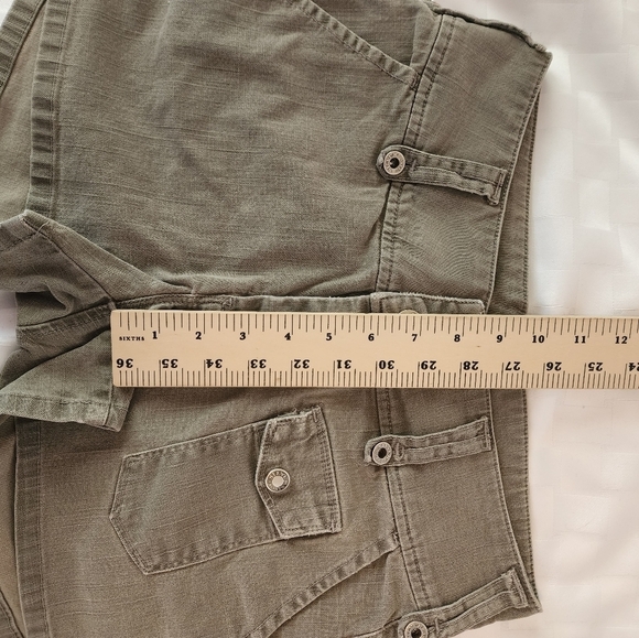 Sliver Jeans Three Inch Waist Band Denim Gray Women's Shorts Size 27 - Picture 5 of 5